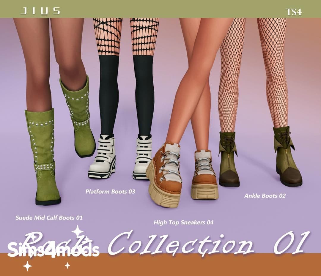 Скриншот мода Коллекция обуви Rock Collection 01